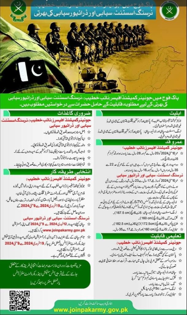 Join Pak Army as Imam Khateeb