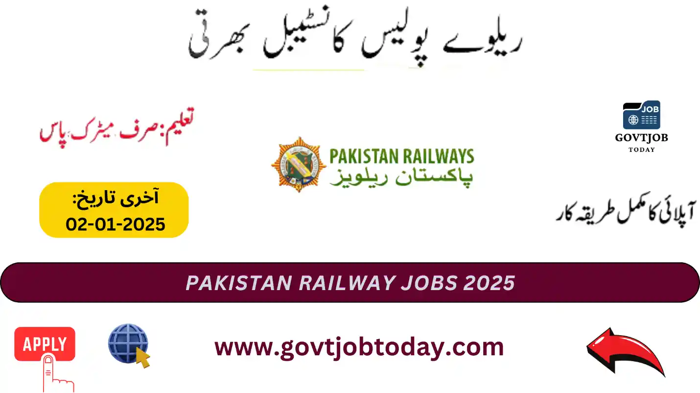 Pakistan Railways Jobs Opportunities For 2025-Apply Now