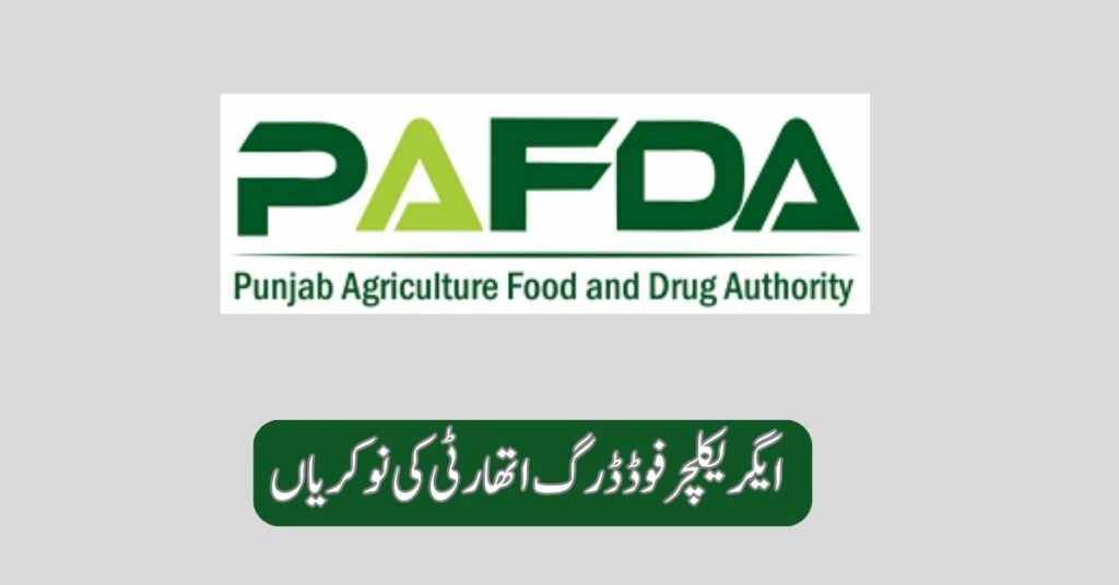 Food Drug Authority Jobs Opportunities in Punjab for 2025