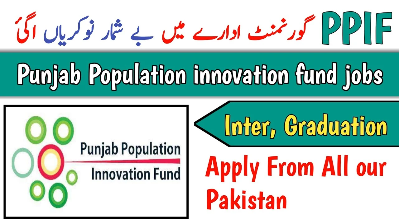 Punjab Population Innovation Fund Jobs Vacancies For 2025