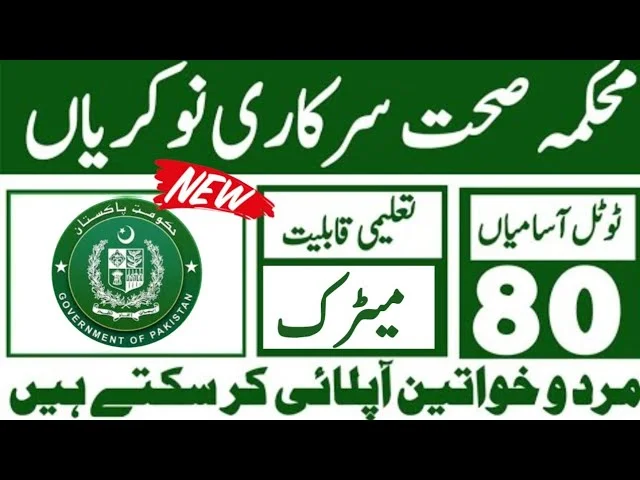 Health Department Jobs In Muzaffarabad, AJK Pakistan – 2025